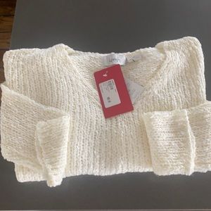 Brand new, never worn,  ivory v neck Kersh sweater. Perfect for the months ahead